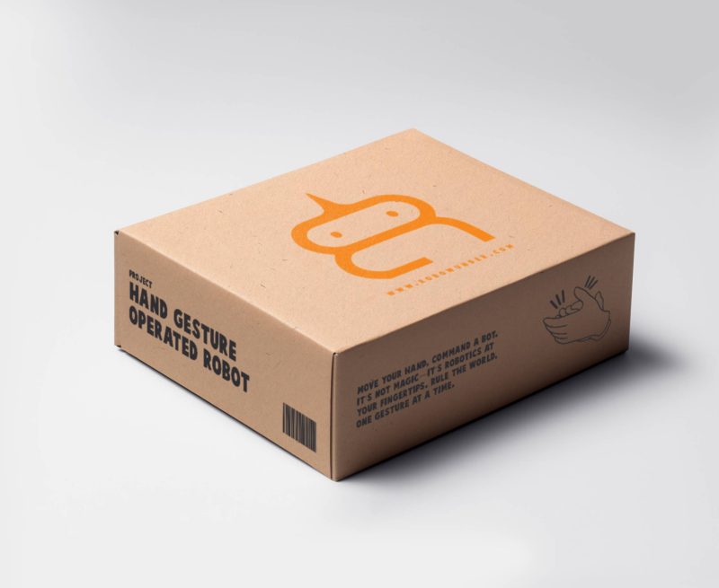 Hand Gesture operated Robot